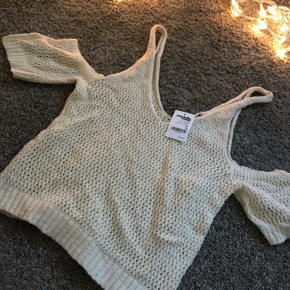 Crotchet top with tags
